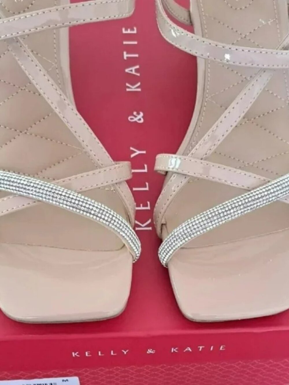 Kelly & Katie Sassy Wedge Sandal - Color: Nude - Size: 7 - Picture 3 of 10
